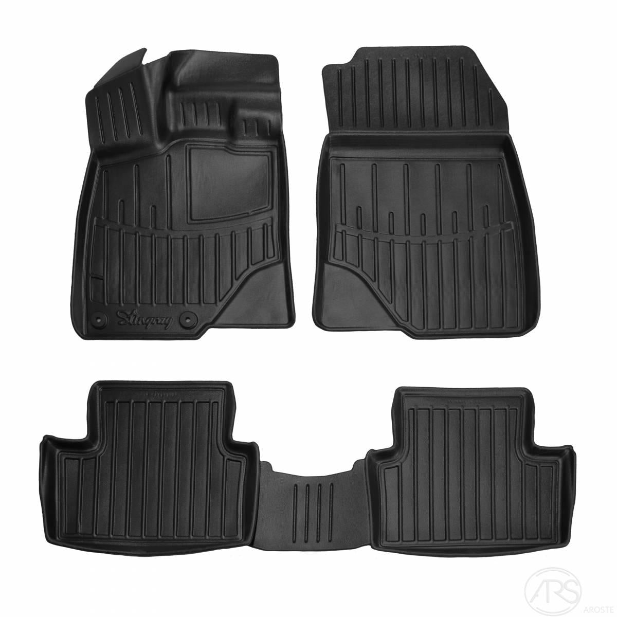 Rubber floor mats