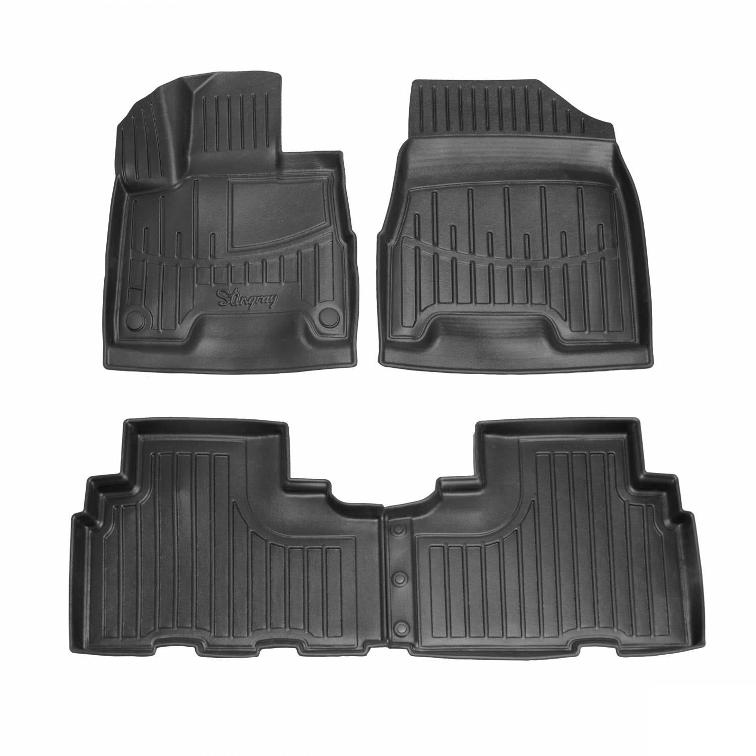 Rubber floor mats
